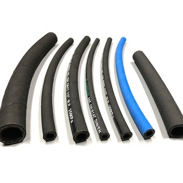 Cloth wrapped surface NBR/ EPDM hoses natural hoses for chemical sand blast rubber hose