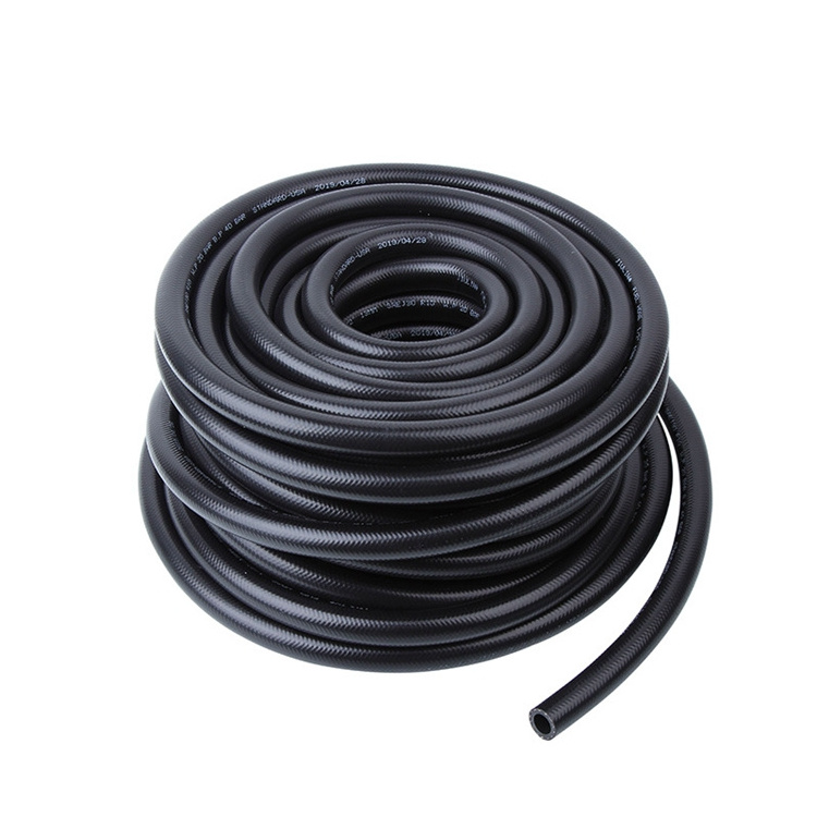 SAE100 R3  Fiber Braided Reinforced Low Pressure Hydraulic Rubber Hose Flexible fuel oil rubber hose