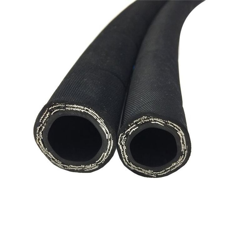 high temperature high pressure steam rubber hose with rubber inner hose/ wire reinforcement /outer rubber cover