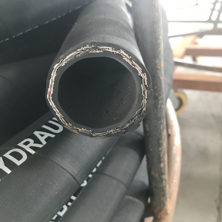 SAE100 R1 R2 4SH 4SP  1 roll hydraulic hose pipe  HOSE CONNECT flexible rubber hose pipe