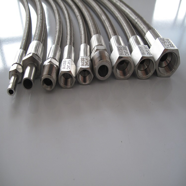 stainless steel bellow hose crimping hydraulic hose hydraulic tubes Flexible vaccum bellows