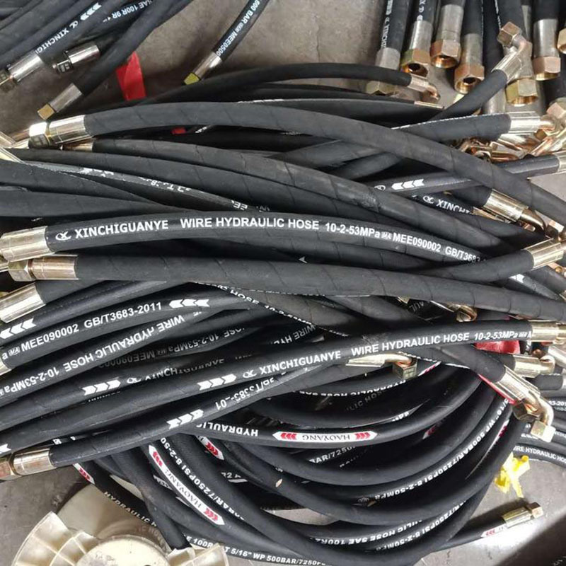 Top selling 1/4 3/8 1/2 2 inch wire braided hose high pressure hydraulic air hose pipe HOSE CONNECT