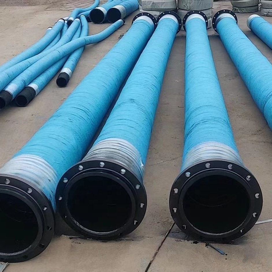 Good Quality Rubber Hose Oil Gas Dredging Rubber Dredge Pipe 24inch Floating Slurry Suction Hose Hoses Cement For Dredging