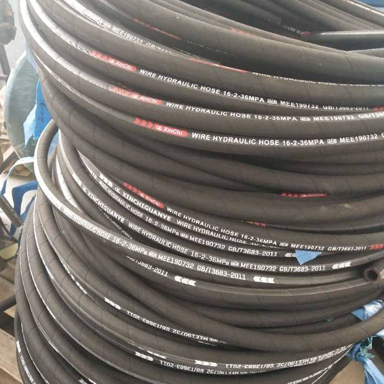 Top selling 1/4 3/8 1/2 2 inch wire braided hose high pressure hydraulic air hose pipe HOSE CONNECT