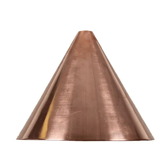 High Quality Factory Copper Spinning Manufacturer Brass Metal Cone