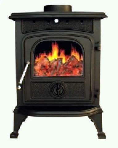 Heavy Duty Solid Cast Iron wood stove/Individual Fireplace/Outdoor Stove with Chimenea for House Usage