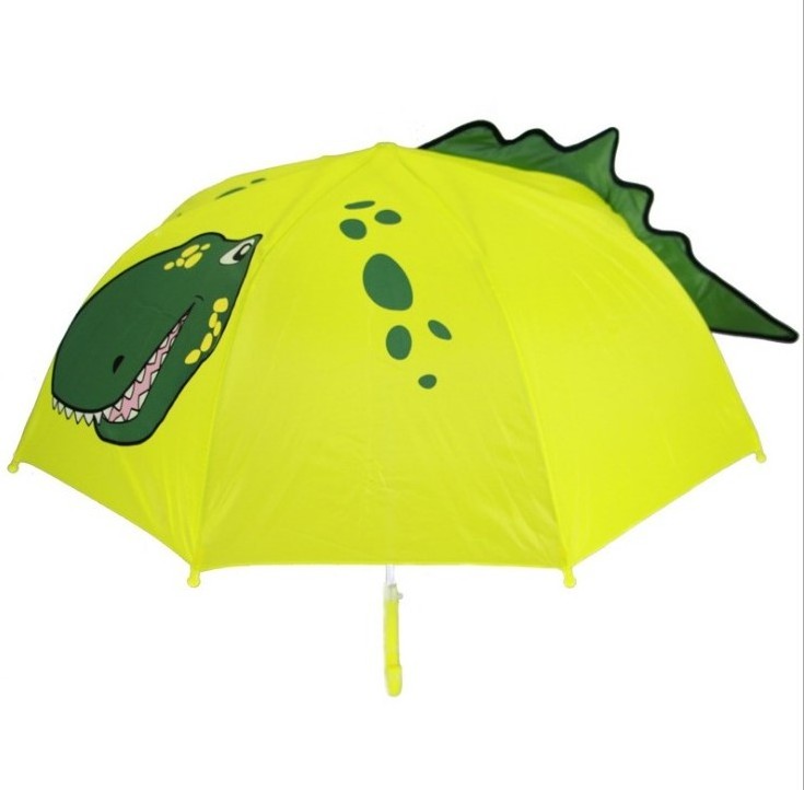 3D Cartoon Duck Ultraman Kids Umbrella Animal Children Long Handle Cute Dinosaur Kindergarten Umbrella