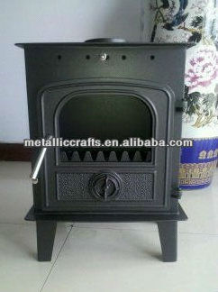 Heavy Duty Solid Cast Iron wood stove/Individual Fireplace/Outdoor Stove with Chimenea for House Usage