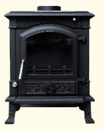 Heavy Duty Solid Cast Iron wood stove/Individual Fireplace/Outdoor Stove with Chimenea for House Usage