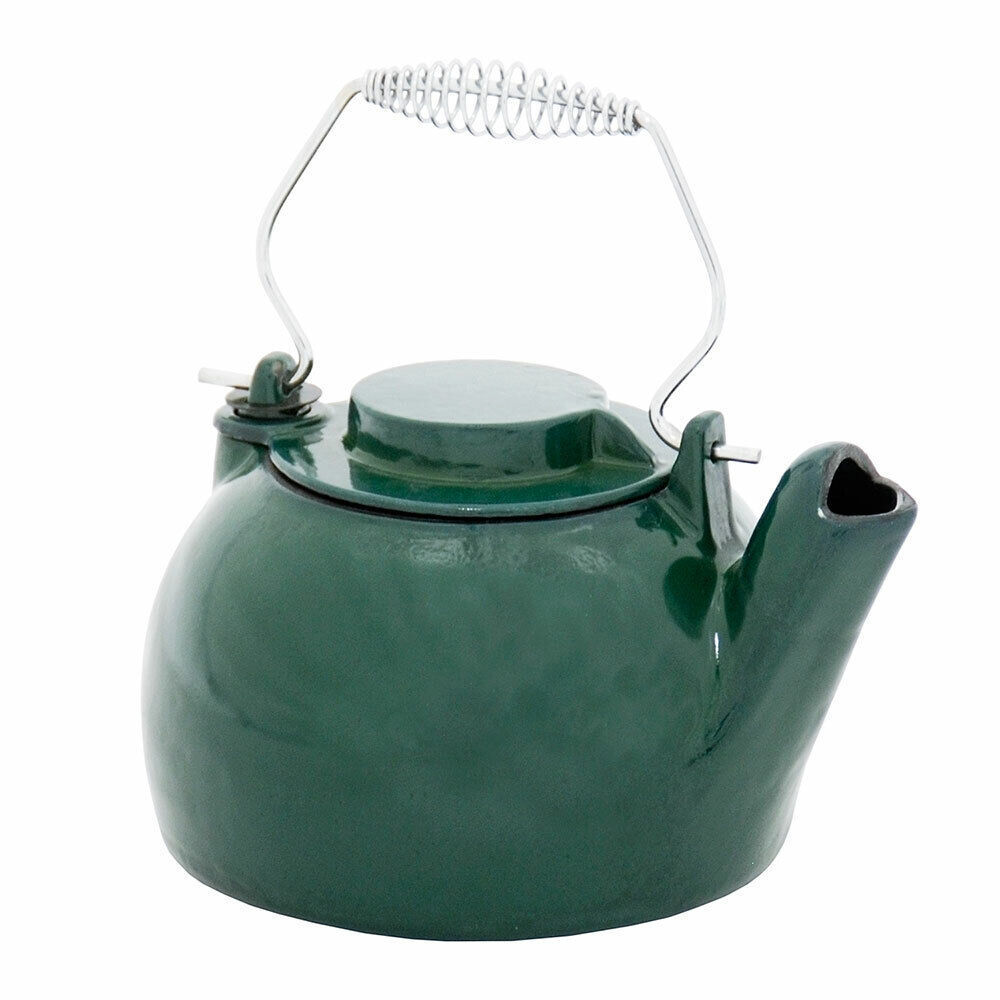 2 1/2 Qt. Cast Iron Enamel Humidifying Kettle for Wood Stoves Cast Iron Steamer Stovetop Kettle Humidifier