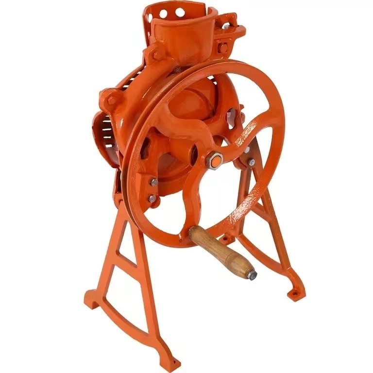 Cast Iron Heavy Duty Hand Corn Sheller-Manual Farm Shelling Machine Corn Thresher and Remover Tool with Wooden Handle-