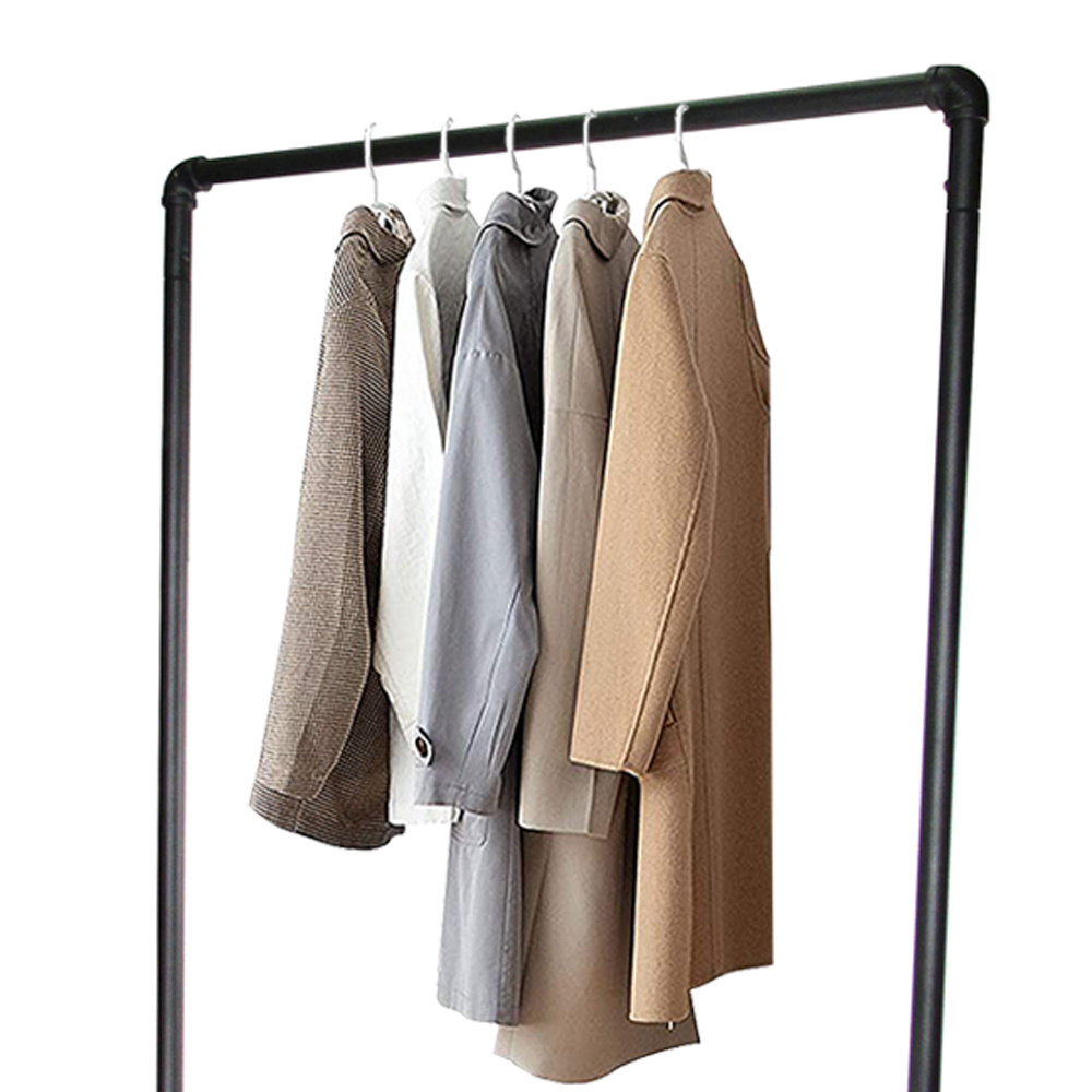 High Quality Made In Taiwan Minimalist Style Metal Garment Rack For Display And Hanging Cloth