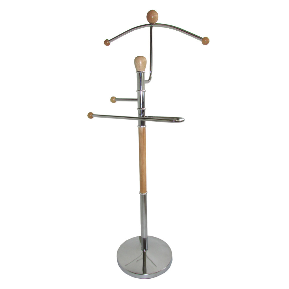 Factory Direct Sale Made In Taiwan China Home Furniture Space Saving Stable Metal Coat Rack Use For Bathroom