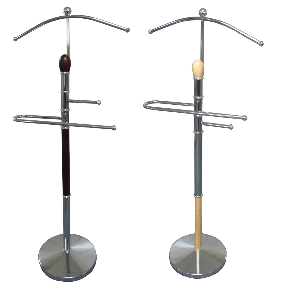 Factory Direct Sale Made In Taiwan China Home Furniture Space Saving Stable Metal Coat Rack Use For Bathroom