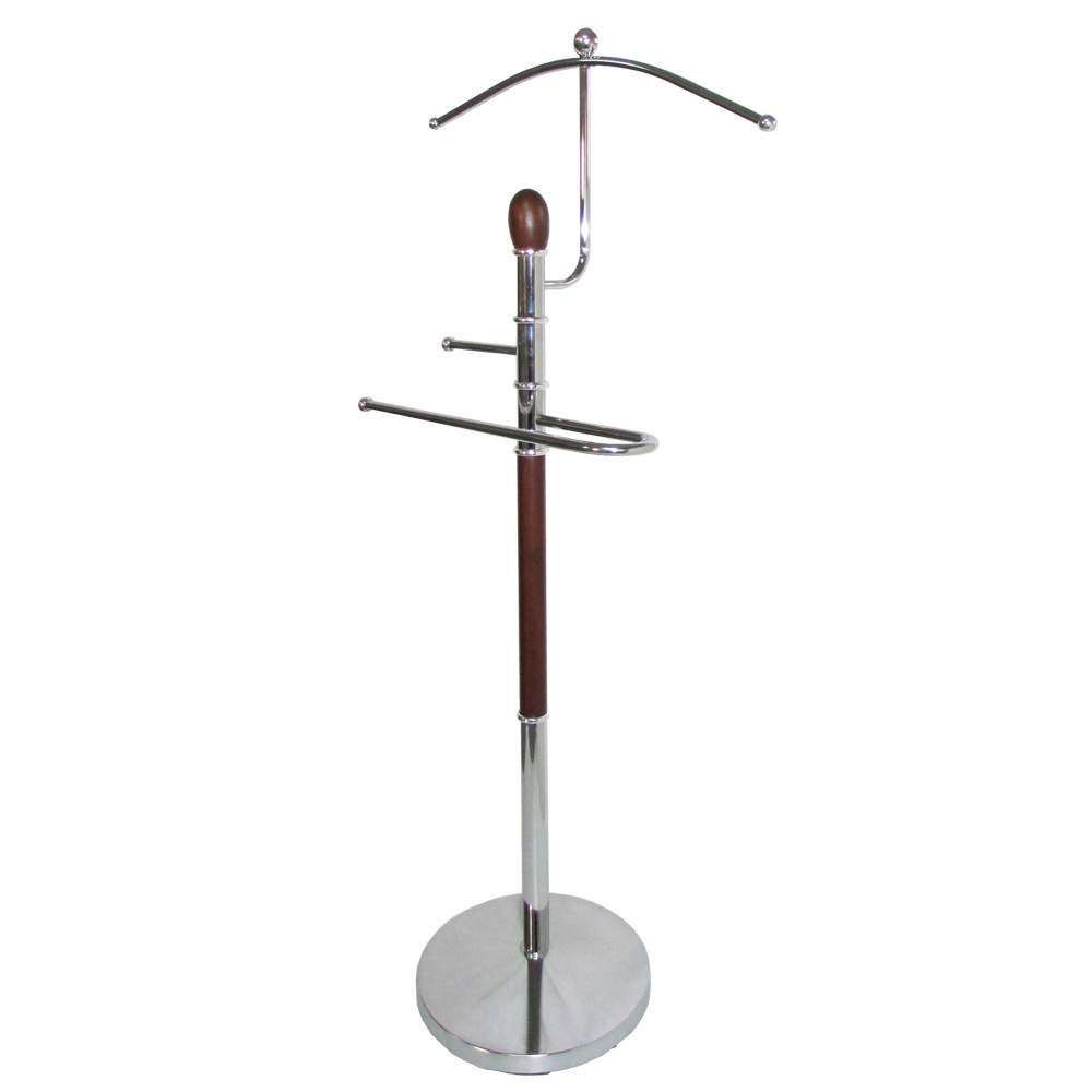 Factory Direct Sale Made In Taiwan China Home Furniture Space Saving Stable Metal Coat Rack Use For Bathroom