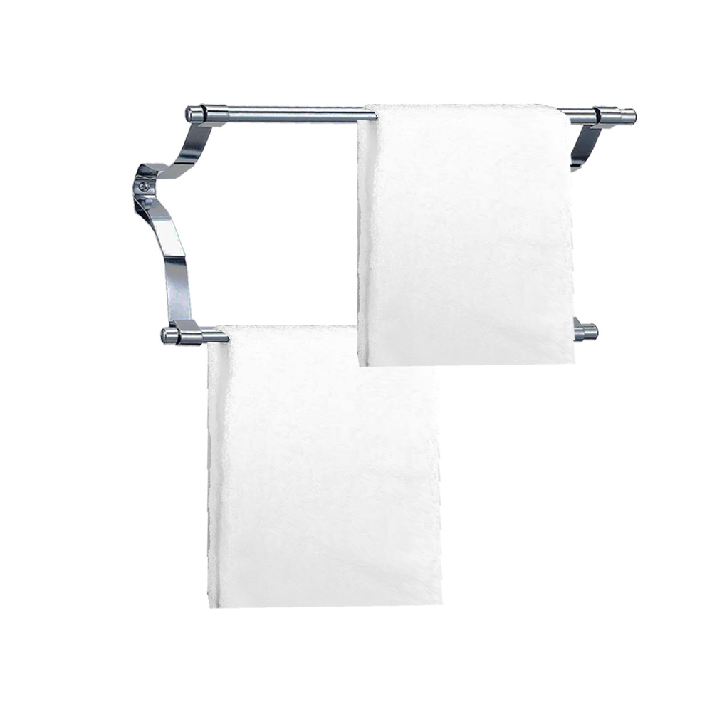 Hot Selling Made In Taiwan Simple Design Bathroom Appliances Modern Towel Rack Wall Mount