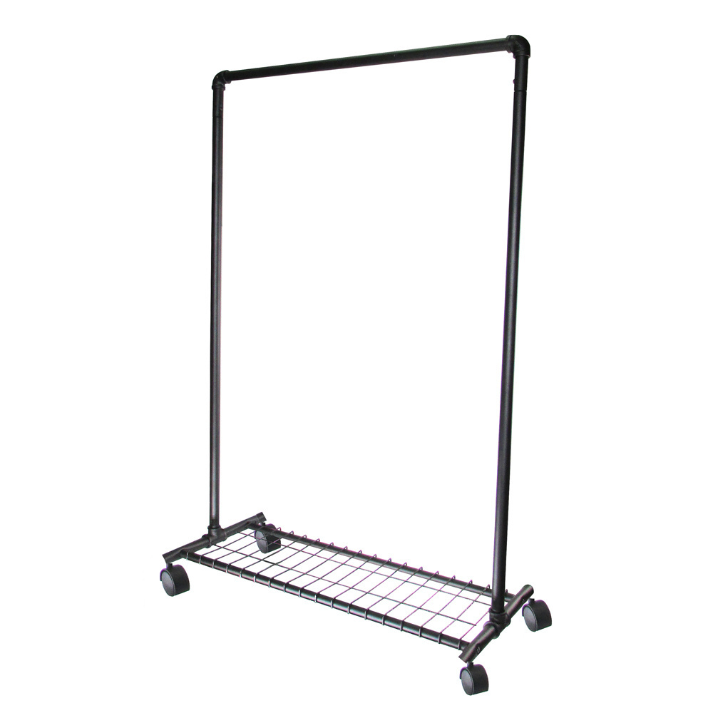 High Quality Made In Taiwan Minimalist Style Metal Garment Rack For Display And Hanging Cloth