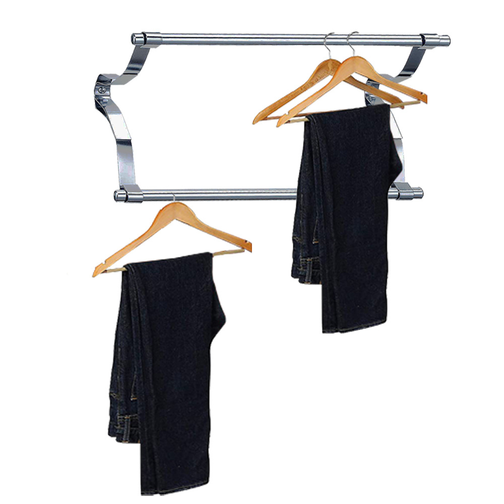 Hot Selling Made In Taiwan Simple Design Bathroom Appliances Modern Towel Rack Wall Mount