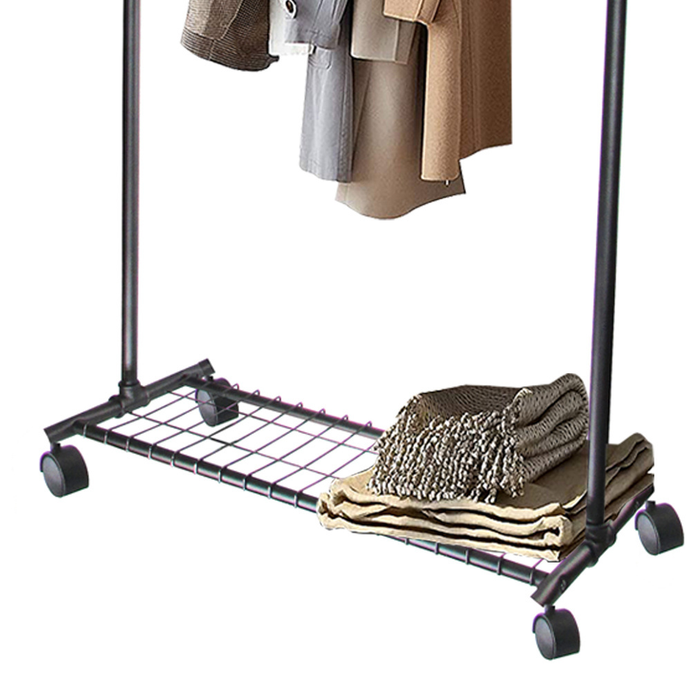 High Quality Made In Taiwan Minimalist Style Metal Garment Rack For Display And Hanging Cloth