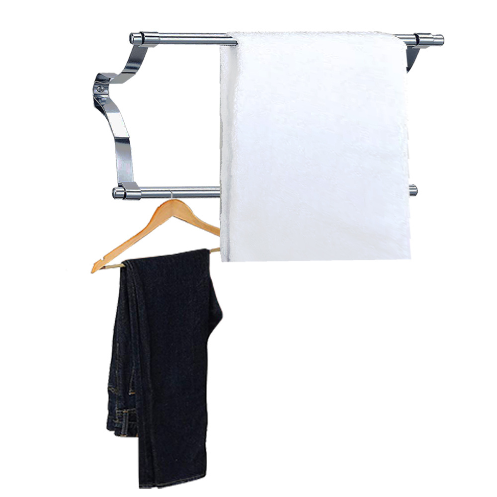 Hot Selling Made In Taiwan Simple Design Bathroom Appliances Modern Towel Rack Wall Mount