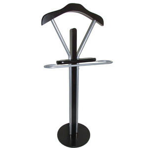 Made In Taiwan Top Quality Fashion Utility Wooden Suit Rack Stand Suitable For Household