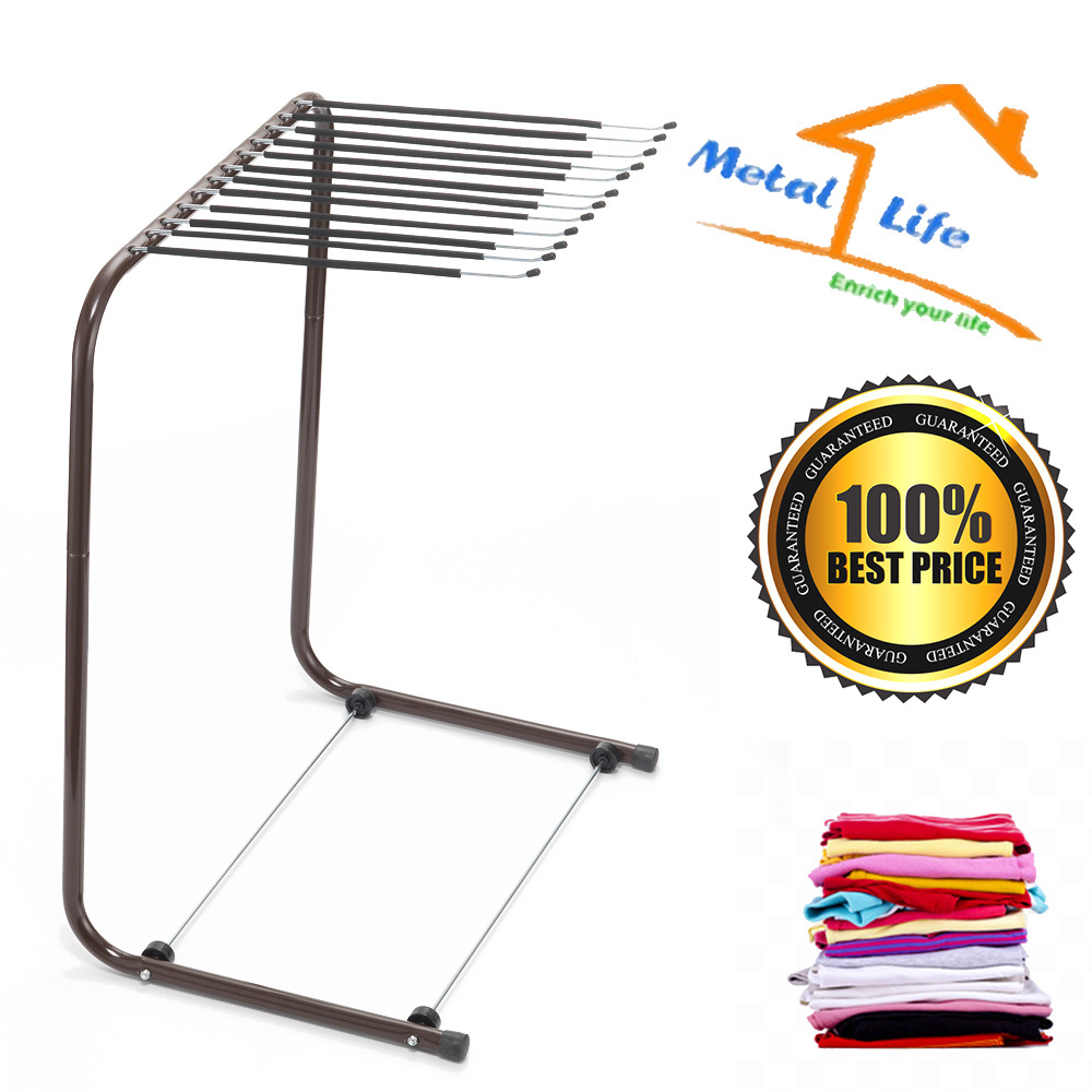 Made In Taiwan Top Sale Large Capacity Multifunctional Garment rack With Steel Tube And Wire Use For Home