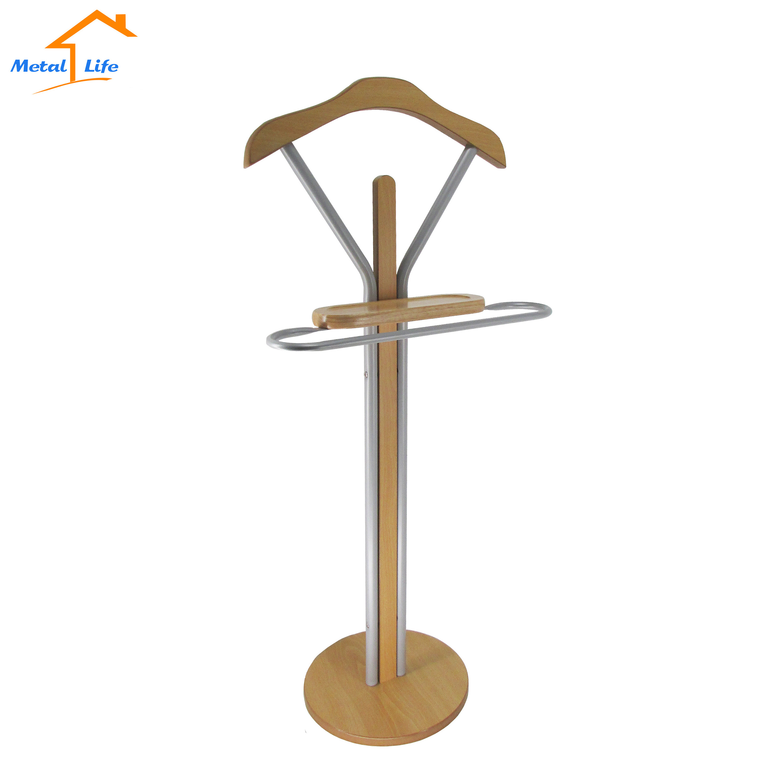 Cheap price and good quality bedroom valet stand / unique fashion wooden suit valet rack stand / valet stand /