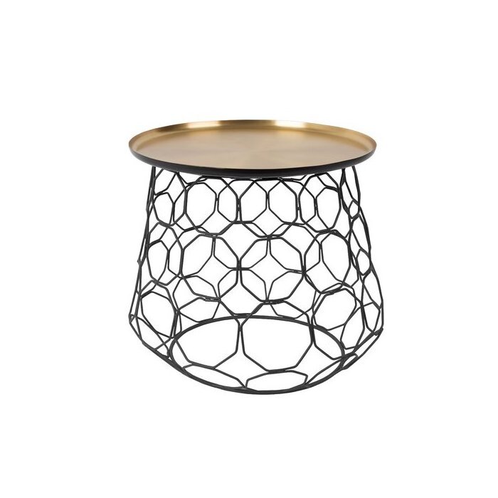 Luxury Stainless steel Drum end table