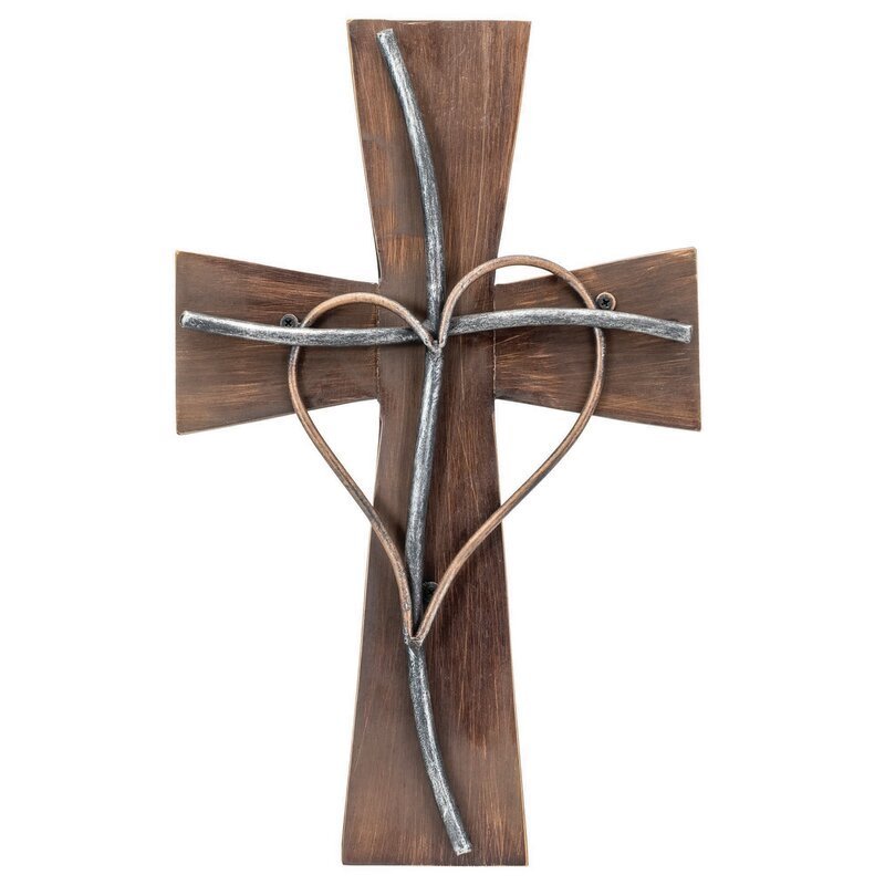 Metal and Wood Cross Wall Decor whole sale wall art decoration luxury design wall art