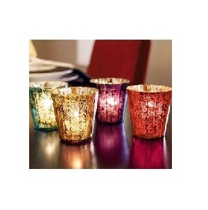 table centerpiece glass votives