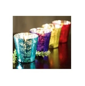 table centerpiece glass votives