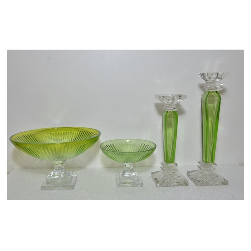 Unique Crystal Modern flower vase and candle holder high quality vases and candle holders unique vintage crystal glass products