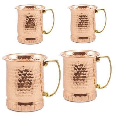 Luxury Moscow Mule Copper Steel luxury Space Beer Mug Customized Great Selling Copper Vodka Cup and Classic Home Use Coffee Mug