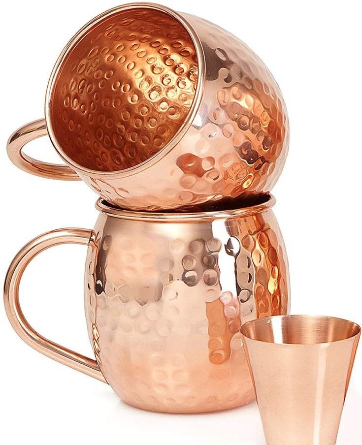 Restaurant Quantity Copper ware  Beer Mug Customized Great Selling Copper Vodka Cup and Classic Home Use Coffee Mug For