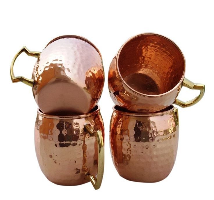 Royal Ware Copper luxury Space Beer Mug  Customized Great Selling Copper Vodka Cup and Classic Home Use Coffee Mug For