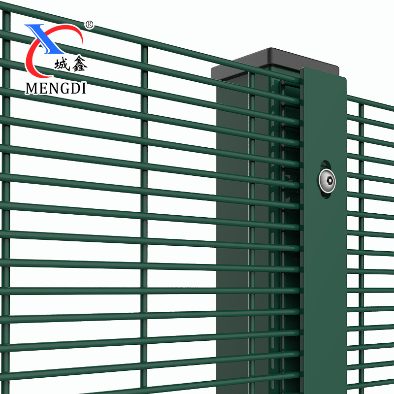 High Security Fence Clearview PVC coated  Galvanized Panels 358 Fence Prison Clear View Anti Climb Fence