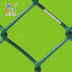 Football field PVC Coated or Galvanized Chain Link Fencing