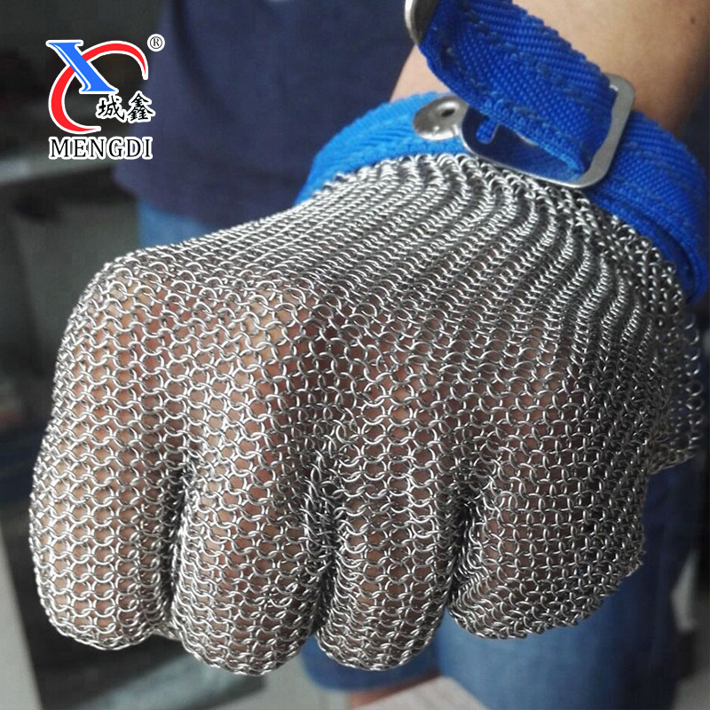 Best Price Safety Anti Cut Resistant Chainmail Butcher stainless steel meat cutting gloves