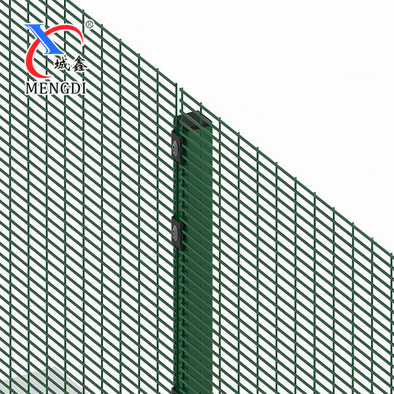 High Security Fence Clearview PVC coated  Galvanized Panels 358 Fence Prison Clear View Anti Climb Fence