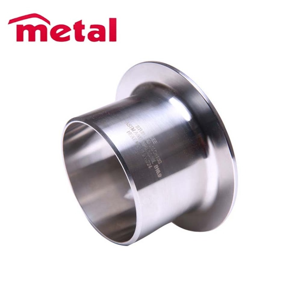 METAL Carbon Stainless Steel 304 316L Pipe Fitting Sanitary Weld Ferrule ISO SMS DIN Tri Clamp PTFE Ferrule