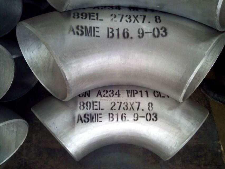 ASTM A403/A403M WP316 Long Radius Elbow 4'' 90 Degree Elbow Stainless Steel Pipe Fitting