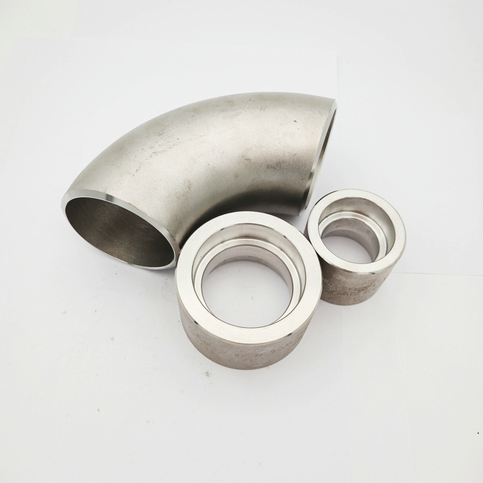 Stainless Steel Pipe Fittings 2507 Duplex Stainless Steel Seamless  3/4'' SCH10s 90 Degree Elbow