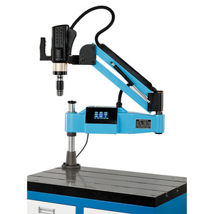 Automatic Servo Tapper Touch Screen Flexible Arm Drilling Threading Machine M3-M16 Universal Electric Tapping Machine