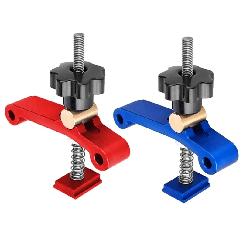 Universal T-Track Plate Miter Track Clamping Blocks Slide BlocksPress Plate Hold Down Clamps For Woodworking Table