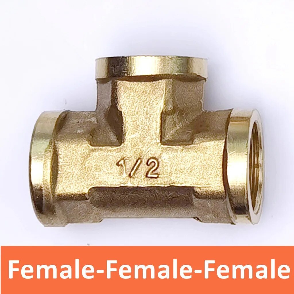 Pneumatic Plumbing Brass Pipe Fitting Male/Female Thread 1/8