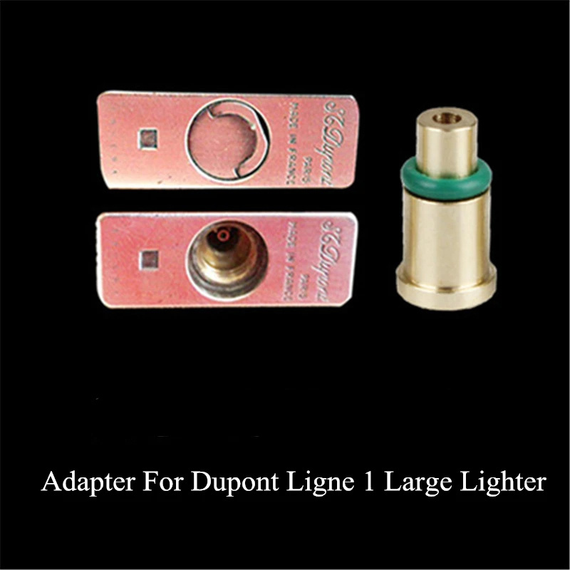 Gas Refill Adapter For Dunhill Dupont & Other Famous Petrol Lighters Reusable Special Inflatable Head Brass Nozzle Copperheads