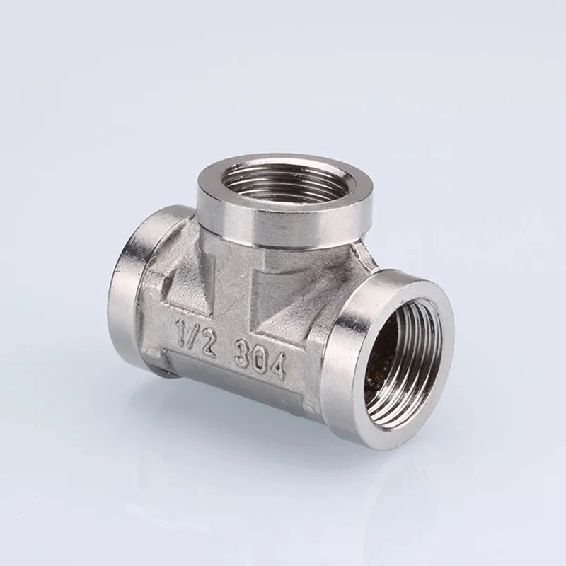 Female Male Thread Tee Type Reducing Stainless Steel Elbow Butt Joint Adapter Adapter Coupler Plumbing Fittings