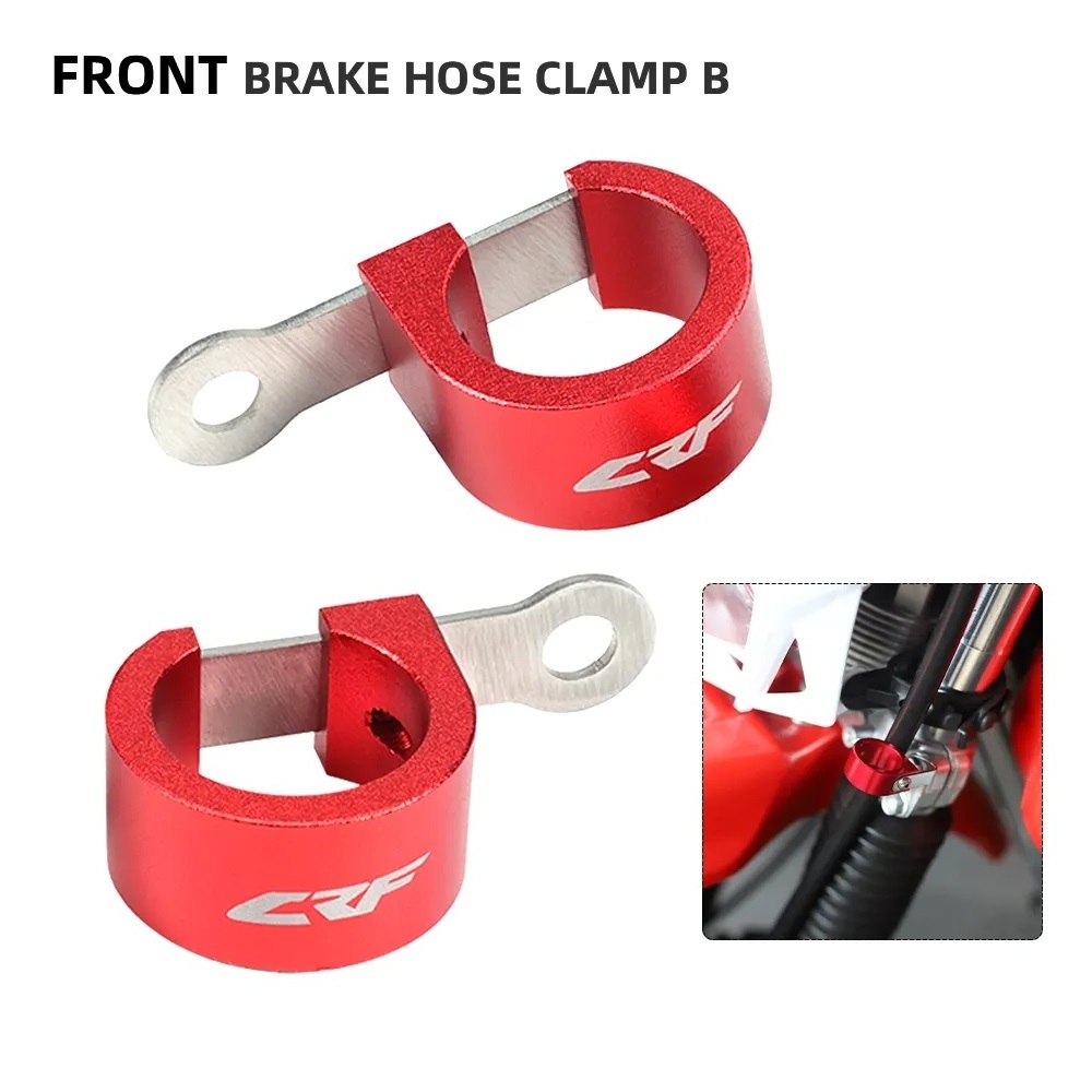 Brake Hose Holder Clamp For HONDA CRF300L CRF250L/Rally CRF 300L 250L Motorcycle Front Rear Brake Cable Clamp Guide Accessories