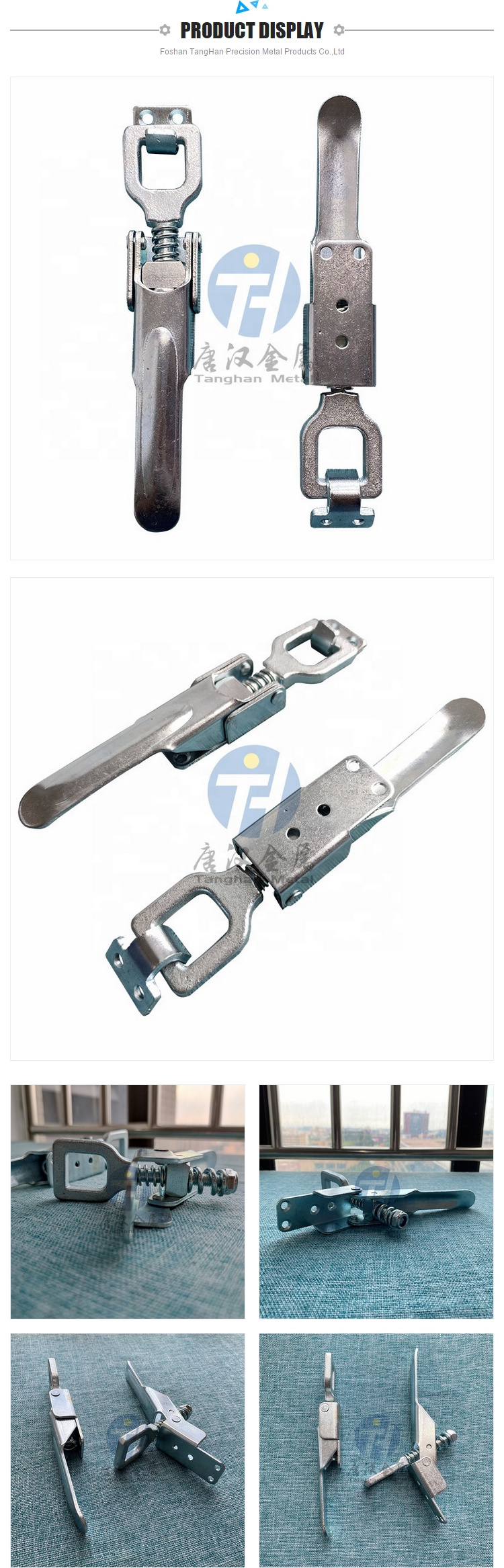 Adjustable Heavy Duty Over Centre Galvanized Iron Toggle Latch Fasteners For Truck  Parts and Ute Tray Side Board