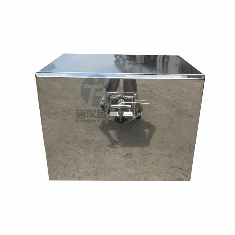 Guangdong Foshan TangHan Oem Ute body 304 stainless steel metal truck tool box with 8k mirror surface door